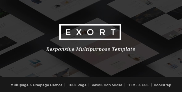 Exort 1.1.9 - Responsive Multipurpose HTML Template