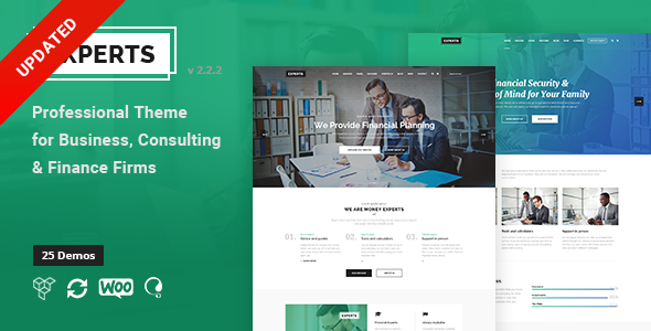 Experts 5.6 - Business Professional Theme For Finance Firms