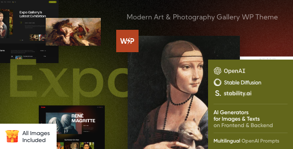 Expo 1.19 - Art Gallery & Museum WordPress Theme