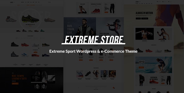 Extreme 1.5.10 - Sports Clothing & Equipment Store WordPress Theme