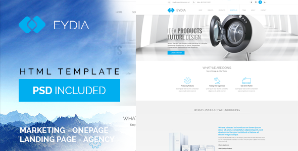 Eydia 5.1.3 - Responsive Multi-Purpose HTML5 Template