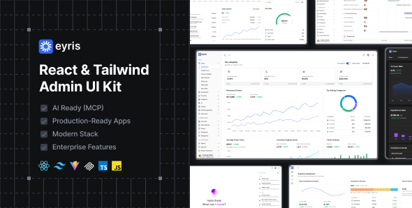 Eyris - React Tailwind Admin Template