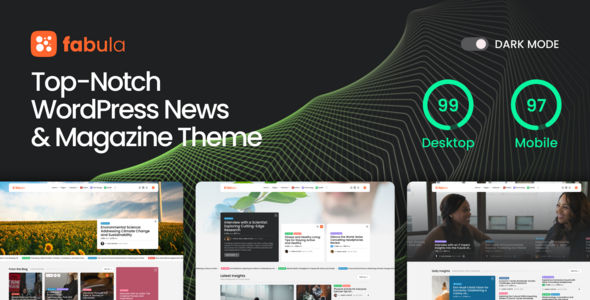 Fabula - News & Magazine WordPress Theme