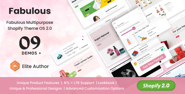 Fabulous 2.6.0 - Single Product eCommerce Shopify Theme Os 2.0