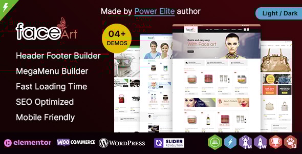 FaceArt WP 3.4.0 - Cosmetic and MultiPurpose WooCommerce Responsive Theme