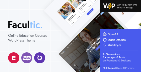 Facultic 1.18 - Tutoring Teacher Tuition WordPress Theme