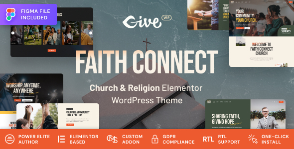 Faith Connect 1.1.2 - Religion & Church WordPress Theme