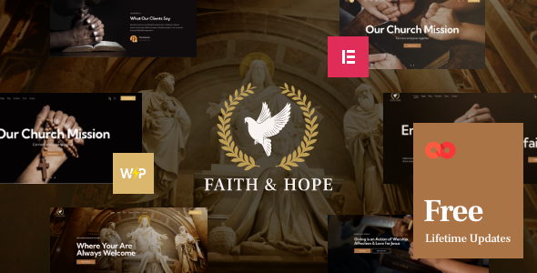 Faith 2.16 - & Hope  Christain Church & Religion WordPress Theme