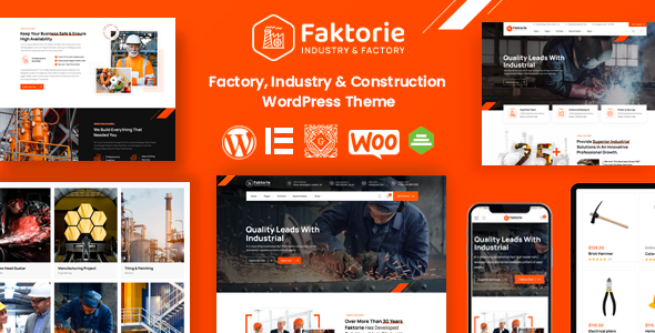 Faktorie 2.3 - Industry & Factory WordPress Theme