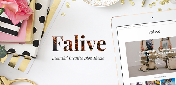 Falive 1.2.1 - Beautiful Creative & Fashion Blog Theme