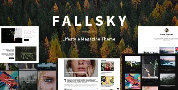 Fallsky 10.0 - Lifestyle Magazine Theme with Shop