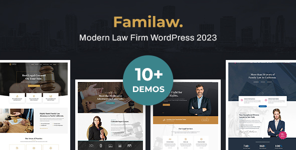 Familaw 1.0 - Attorney & Lawyer WordPress Theme
