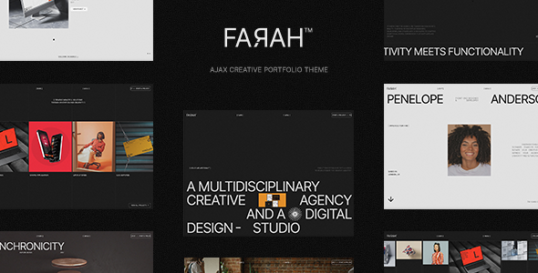 Farah 1.6.0 - AJAX Creative Portfolio WordPress Theme