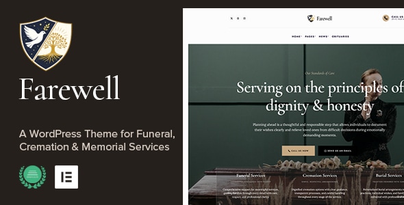 Farewell - Funeral & Memorial Services WordPress Theme