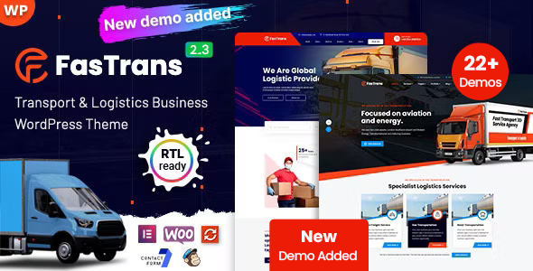 Fastrans 2.1 - Logistics WordPress Theme