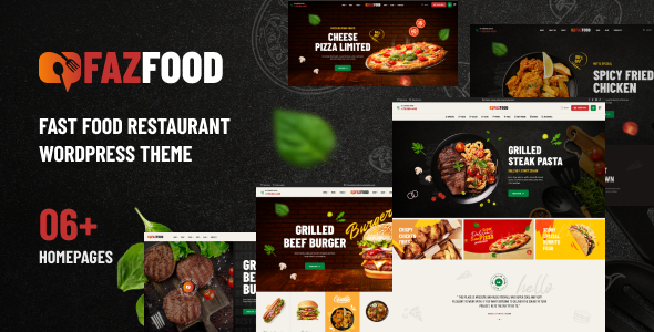 Fazfood 1.0.2 - Fast Food Restaurant WordPress Theme