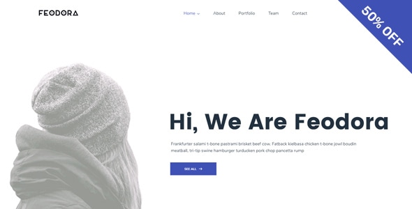 Feodora Creative WordPress Theme
