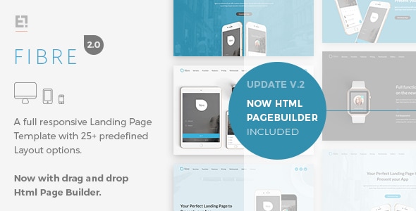 Fibre 2.0 - App Landing Page
