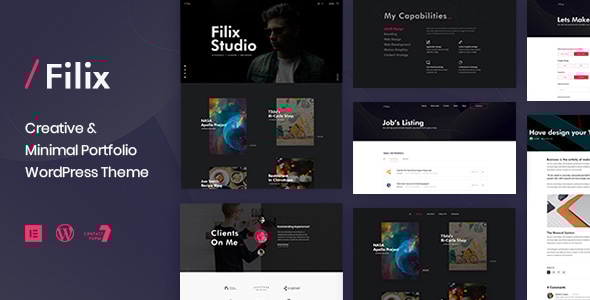 Filix 1.3.3 - Creative Minimal Portfolio WordPress Theme