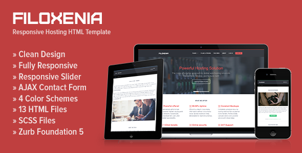 Filoxenia 2.0 - Responsive Hosting HTML Template