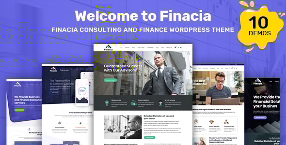 Finacia 1.1.1 - Finance & Business WordPress Theme