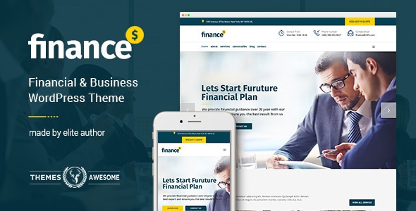 Finance 1.9 - Business Accounting WordPress Theme