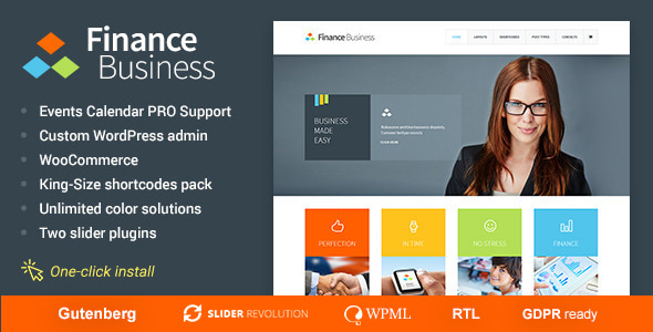 Finance Business 3.1.8 - Company Office Corporate Theme
