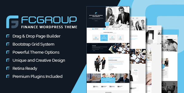 Finance Group 1.0.4 - Corporate WordPress Theme