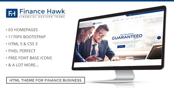 Finance 3.0 - Hawk  Business Consultancy Template