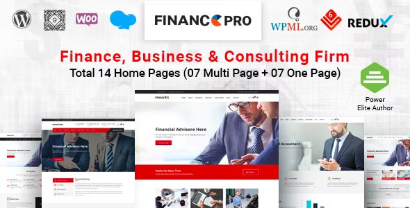Finance Pro 1.6.6 - Business & Consulting WordPress Theme