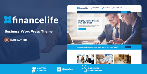 FinanceLife 11.1 - Business WordPress Theme