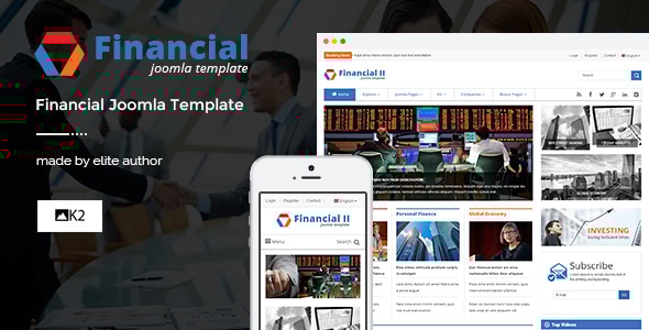 Financial II 3.10 - Responsive Business Joomla Theme