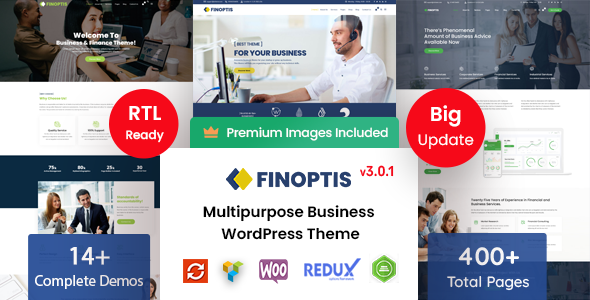 Finoptis 1.2 - Business WordPress Theme