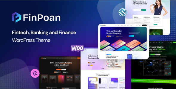 FinPoan - Fintech Banking and Finance WordPress Theme