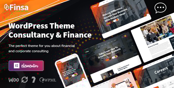 Finsa 3.2 - Consulting & Agency WordPress Theme