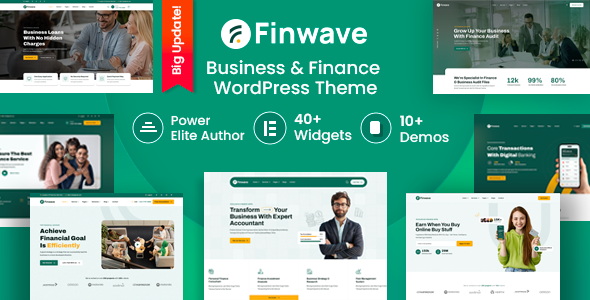 Finwave 1.1.5 - Business and Finance WordPress Theme