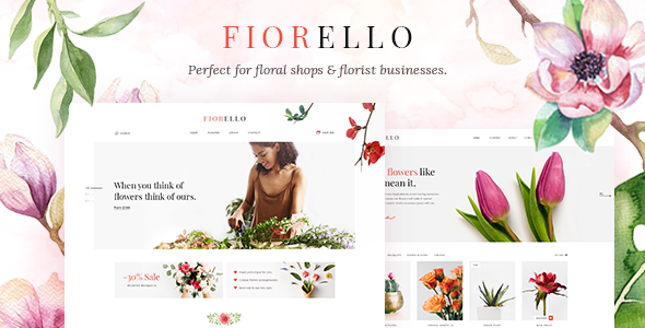 Fiorello 1.7 - Florist and Flower Shop WordPress Theme