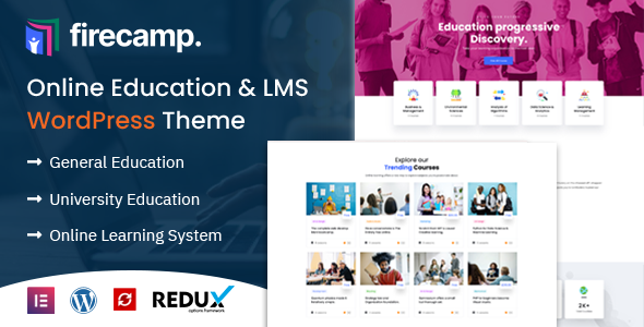 Firecamp 6.0 - Education WordPress Theme