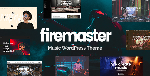 Firemaster - A Creative Music WordPress Theme
