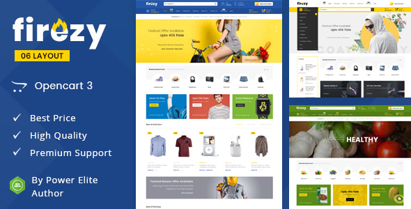 Firezy 3.0.2 - Multipurpose OpenCart 3 Theme