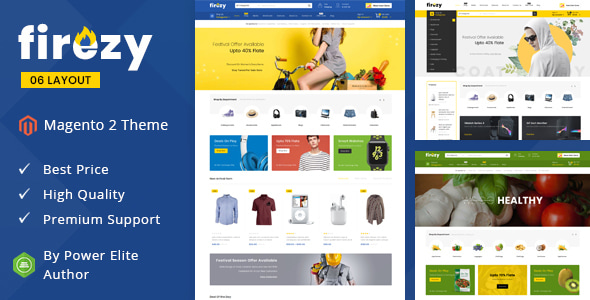 Firezy 2.4 - Responsive Magento 2 Theme