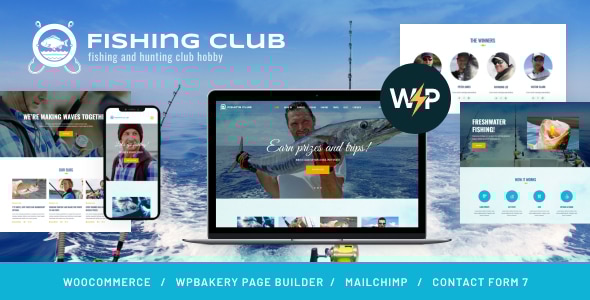 FishingClub 1.2.13 - Fishing & Hunting WordPress Theme