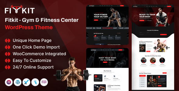 Fitkit 1.0.4 - Gym and Fitness Center WordPress Theme