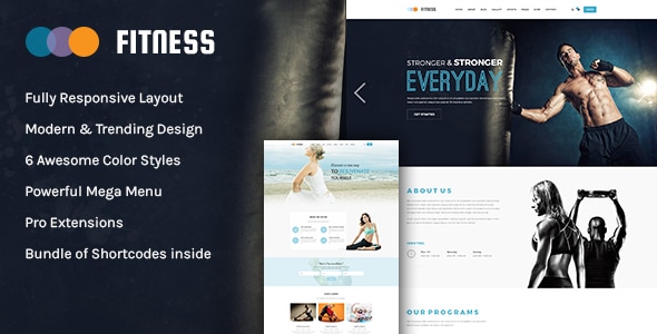 Fitness 2.6.2 - Gym & Yoga WordPress Theme