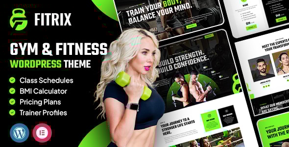 Fitrix  GYM & Fitness WordPress Theme