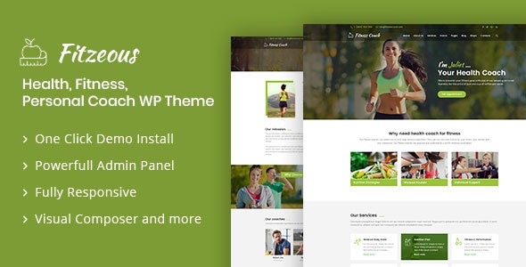 Fitzeous 3.3 - Personal Fitness Trainer WordPress Theme