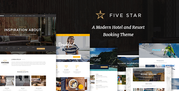 FiveStar 1.9 - Hotel Booking WordPress Theme