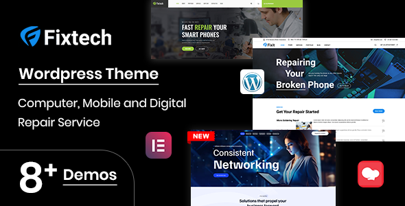 Fixtech 6.7.40 - Computer & Mobile Repair Services WordPress Theme