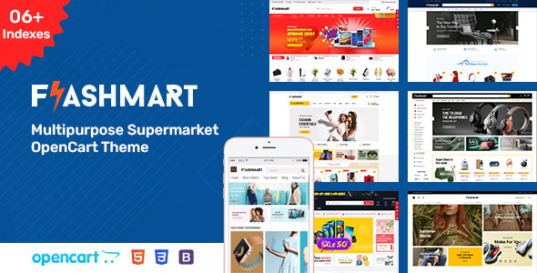 FlashMart 3.0.3.8 - Multipurpose Supermarket OpenCart 3 Theme