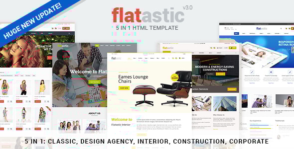 Flatastic 3.0 - Premium Versatile HTML Template